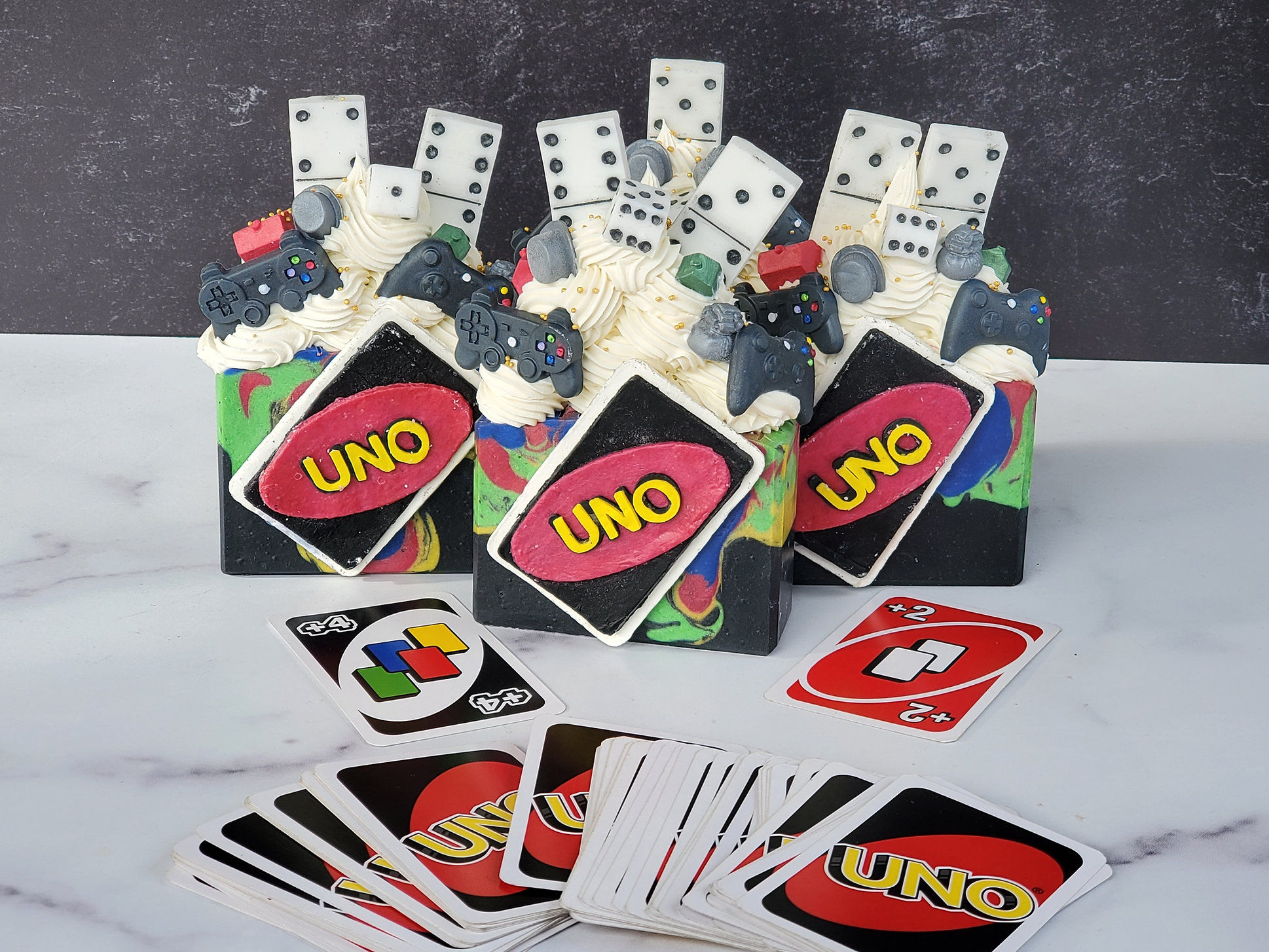 Game Night Soap handcrafted by The Golden Zebra Soapery