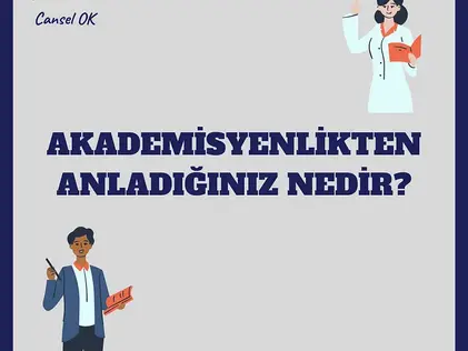 Akademisyenlikten Anladığınız Nedir?