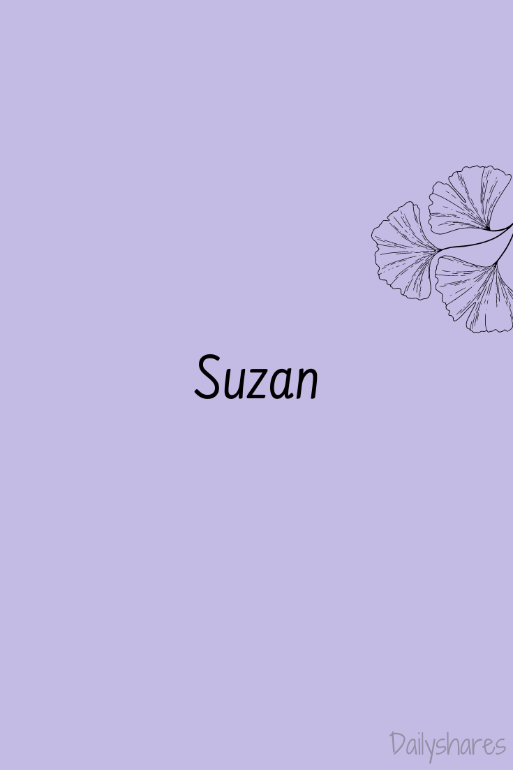 suzan İsimli Duvar Kağıdı