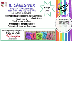 corso assistenti familiari settembre 201