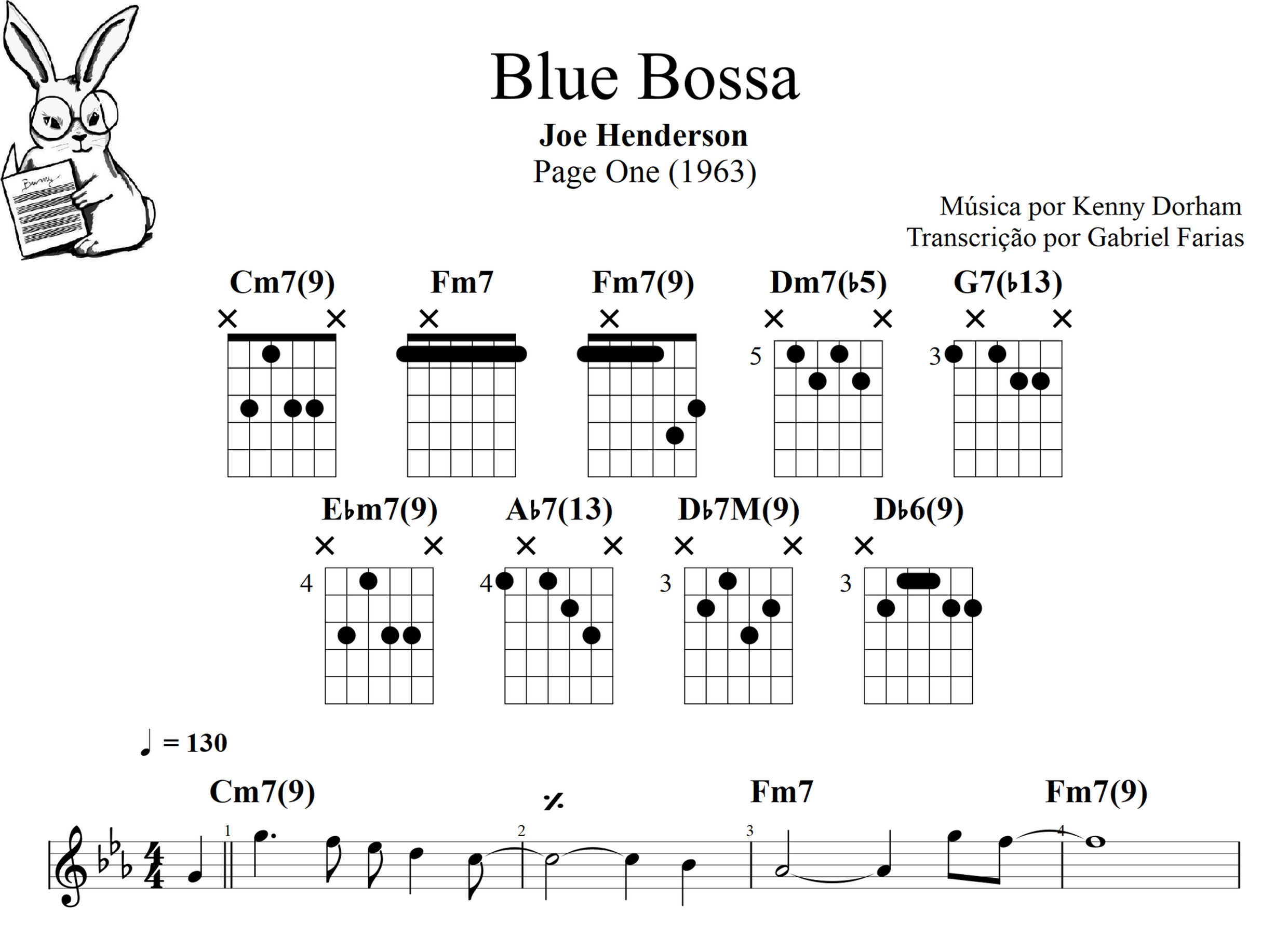 Blue Bossa [melody]