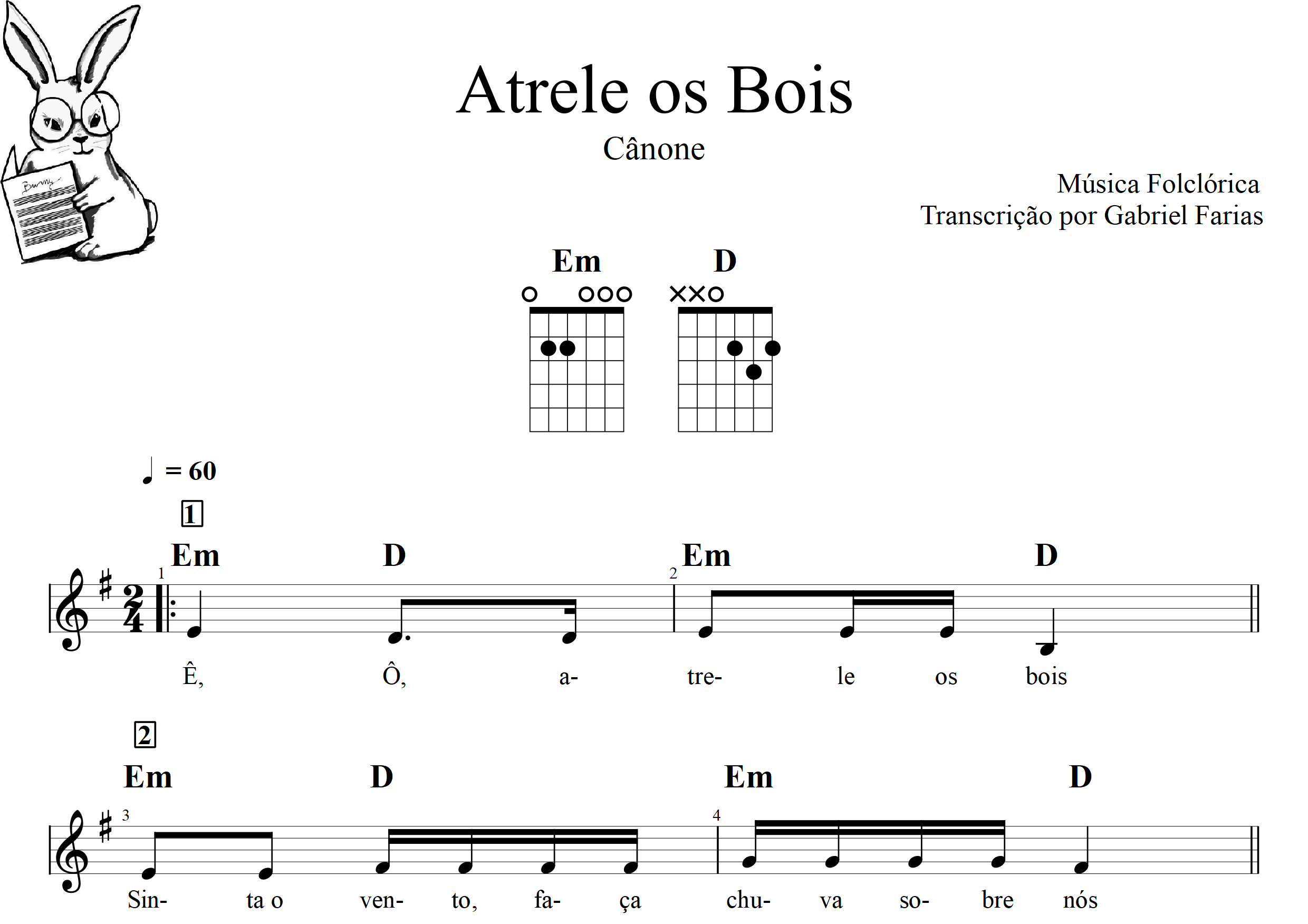 Atrele os Bois (solo) [melody]