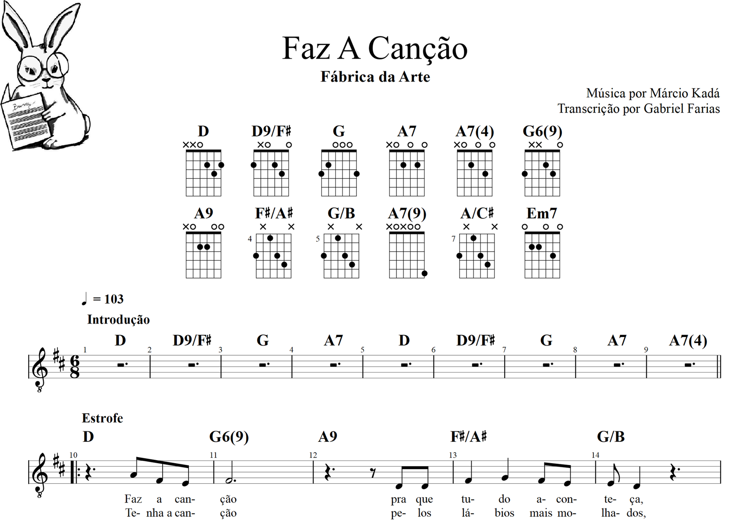 Faz a Canção [melody]