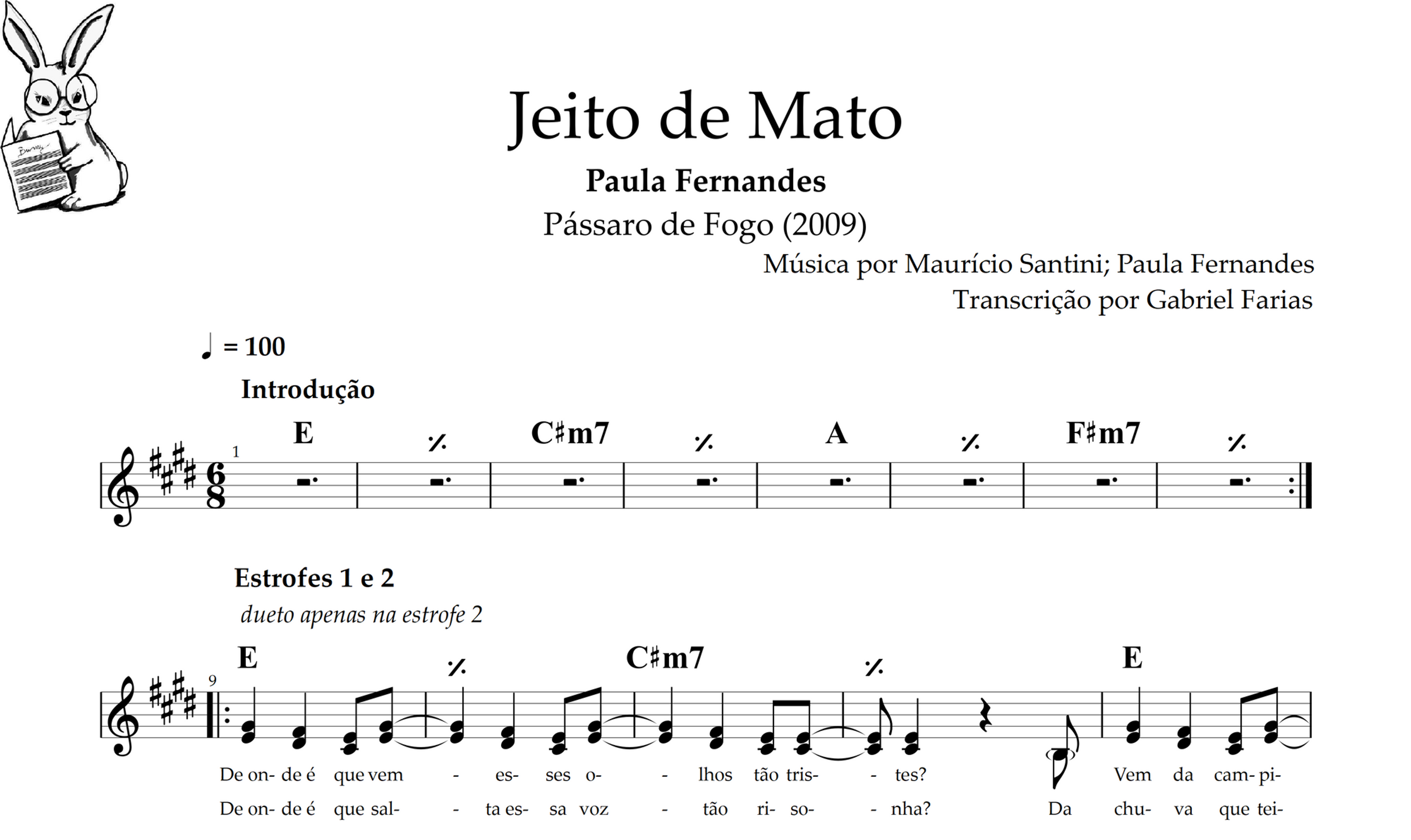 Jeito de Mato [melodia dueto]