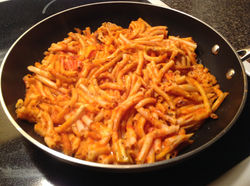 Oven-Baked Macaroni - The next day