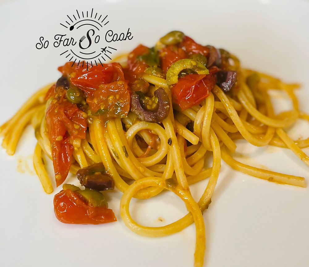 Mediterranean spaghetti
