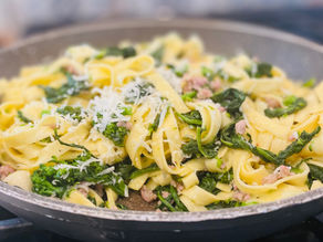 Tagliatelle and Rapini