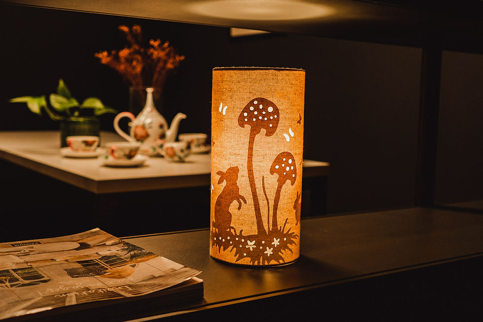Thumbnail: Fabric Lamp – Rabbit
