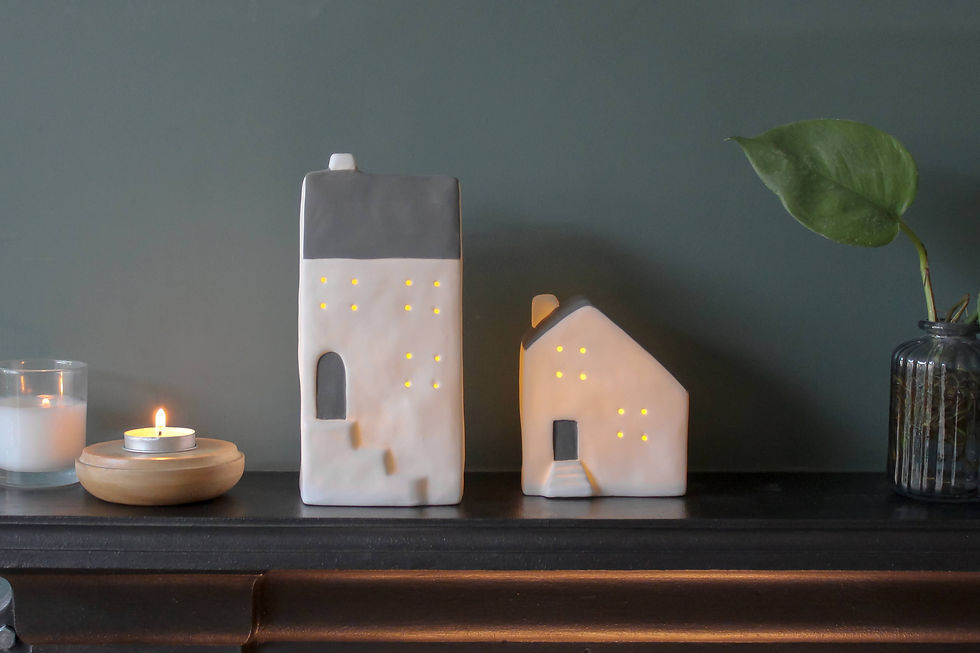 LED Ceramic Cottage House G