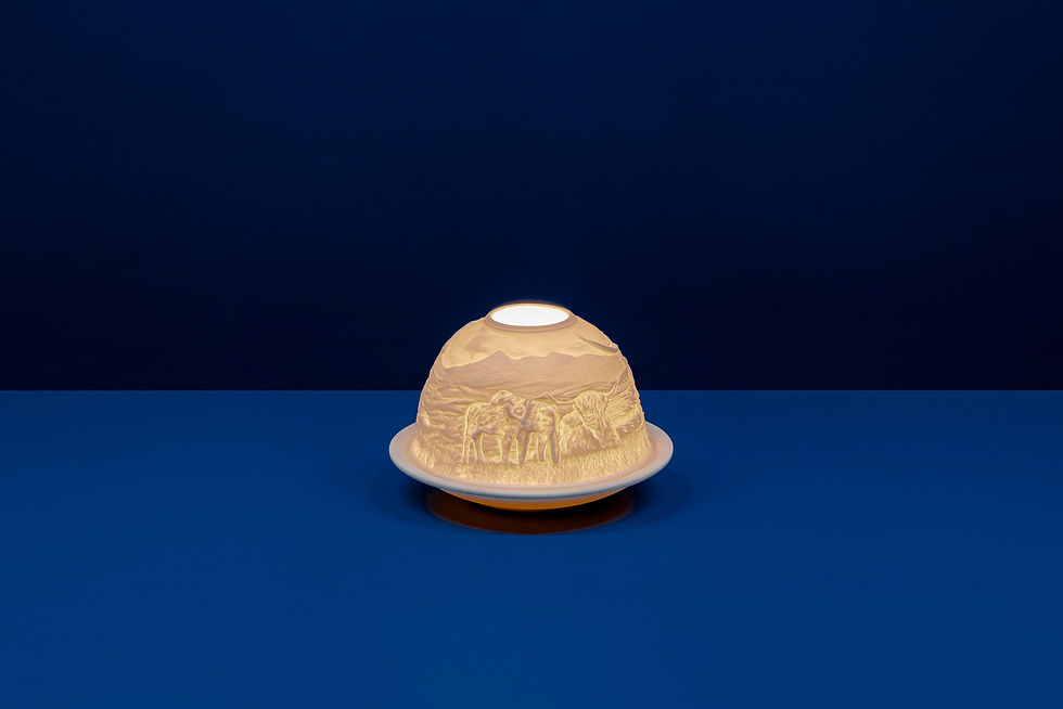 Highland Cow Candle Holder | Dome shaped