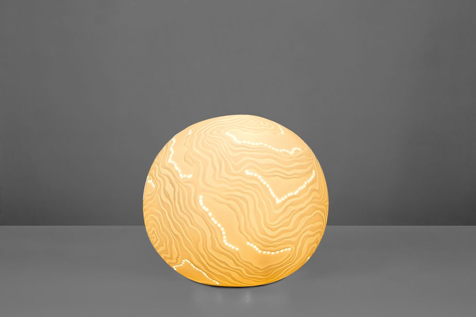 Thumbnail: Sphere Lamp in a Pearls Design