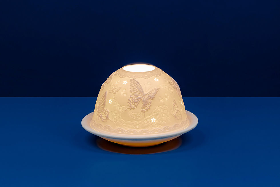 Butterfly Paradise Candle Holder | Dome Shaped