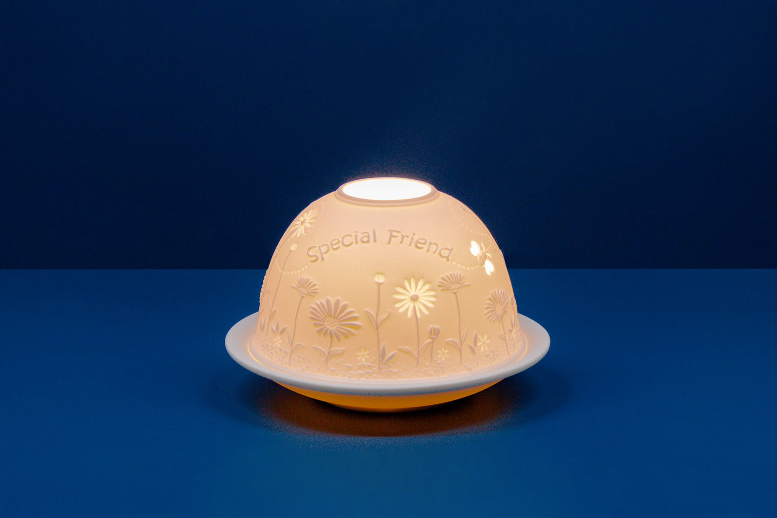 Special Friend (Sentiment) Porcelain Candle Holder