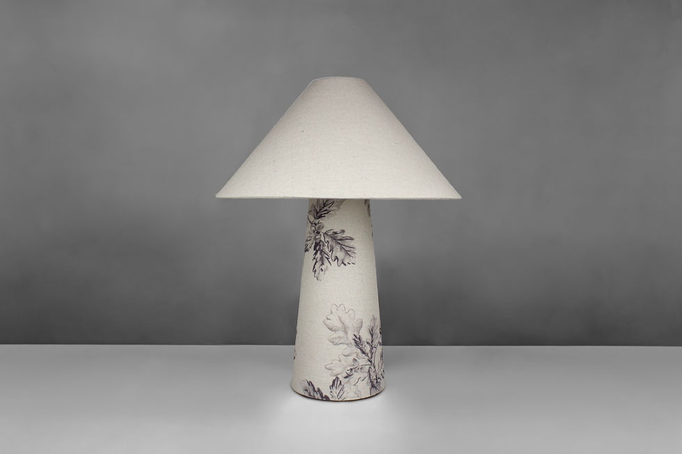 Thumbnail: Oak Noir Fabric Lamp