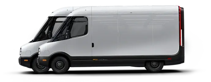 Large Rivian electric van