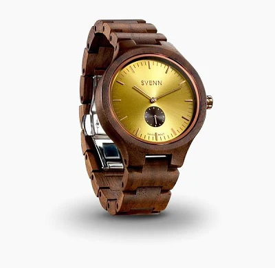 Walnut Ahşap Kol Saati