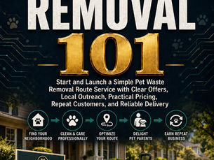 EthicHugh Pet Waste Removal 101 business book cover by Cornelius McHugh