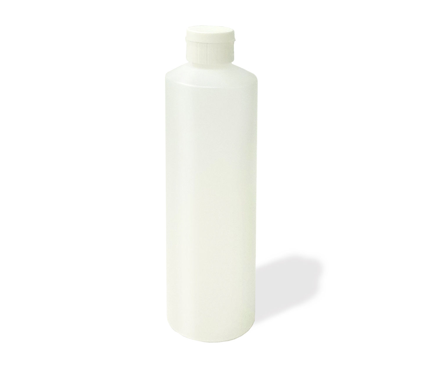 Rundflasche 500ml leer, mit passendem Deckel