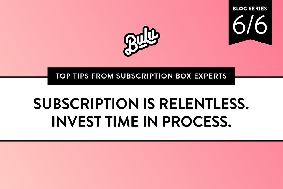 Subscription box tip grid image.