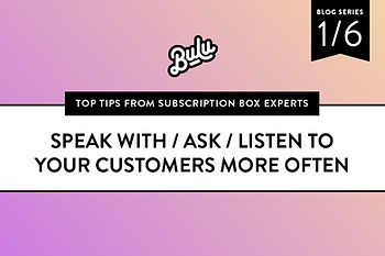 An image of a subscription box tip from an expert.