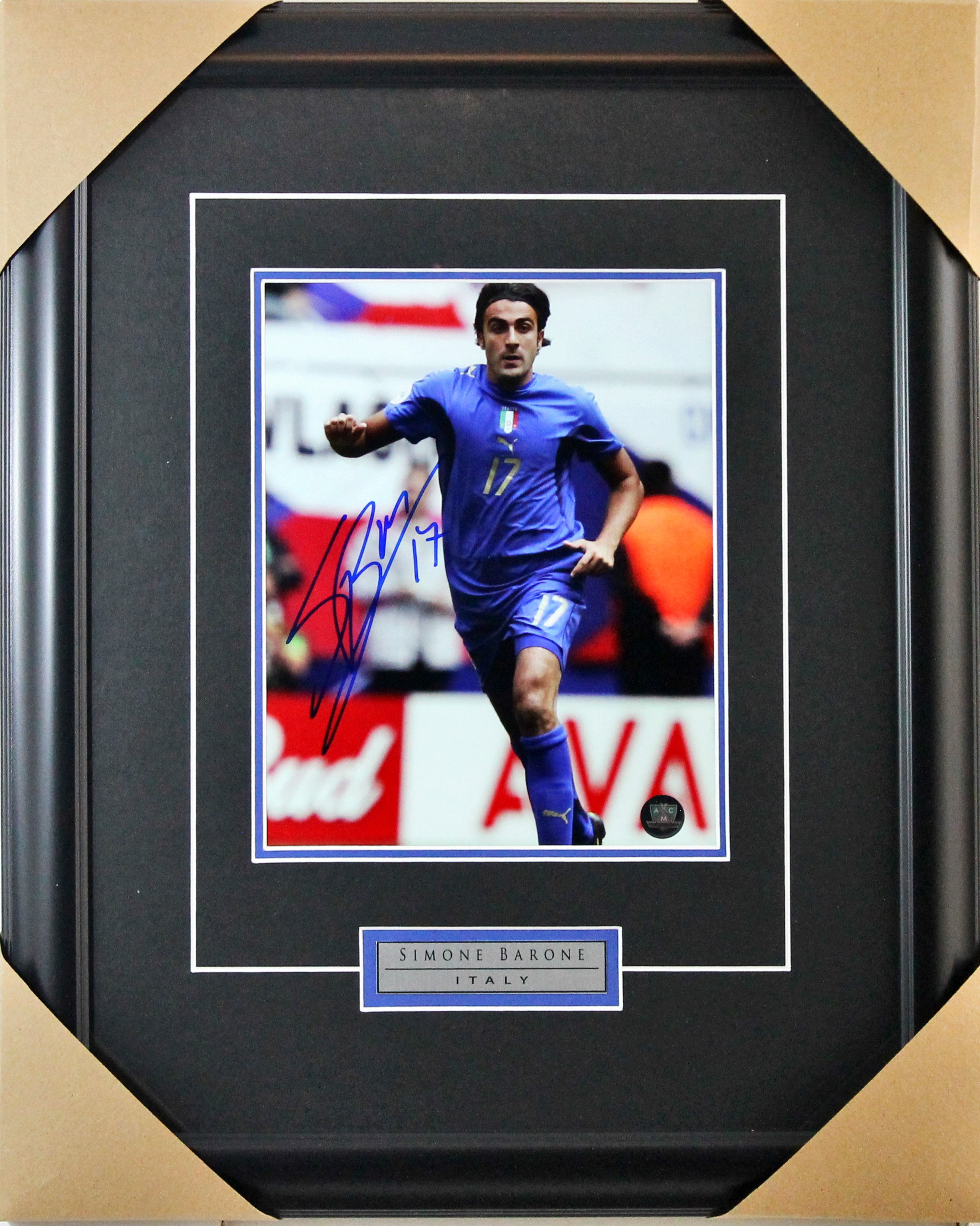 Simone Barone Signed 8x10 Frame