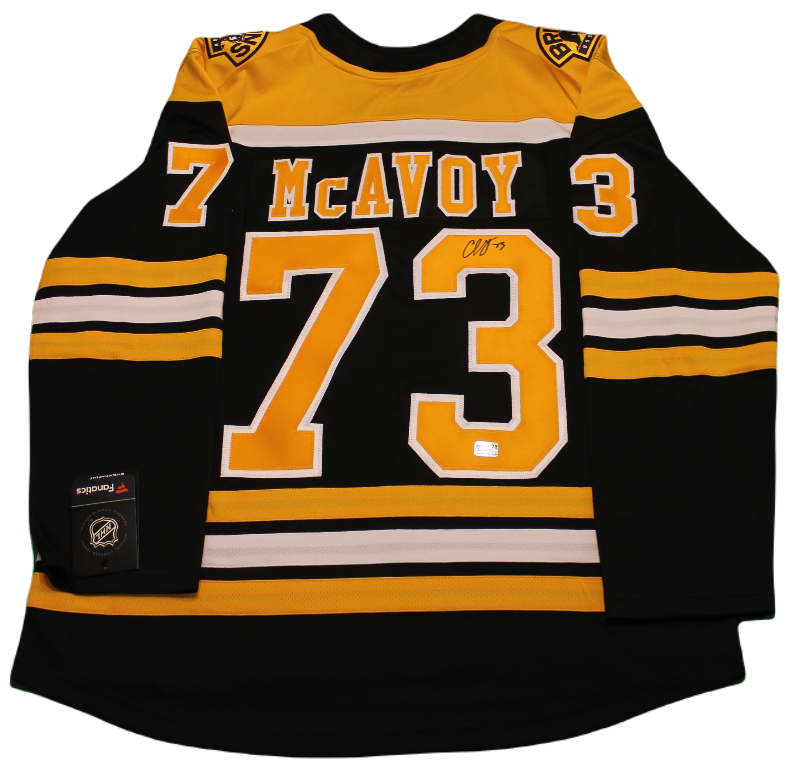 Charlie McAvoy Signed Home Jersey