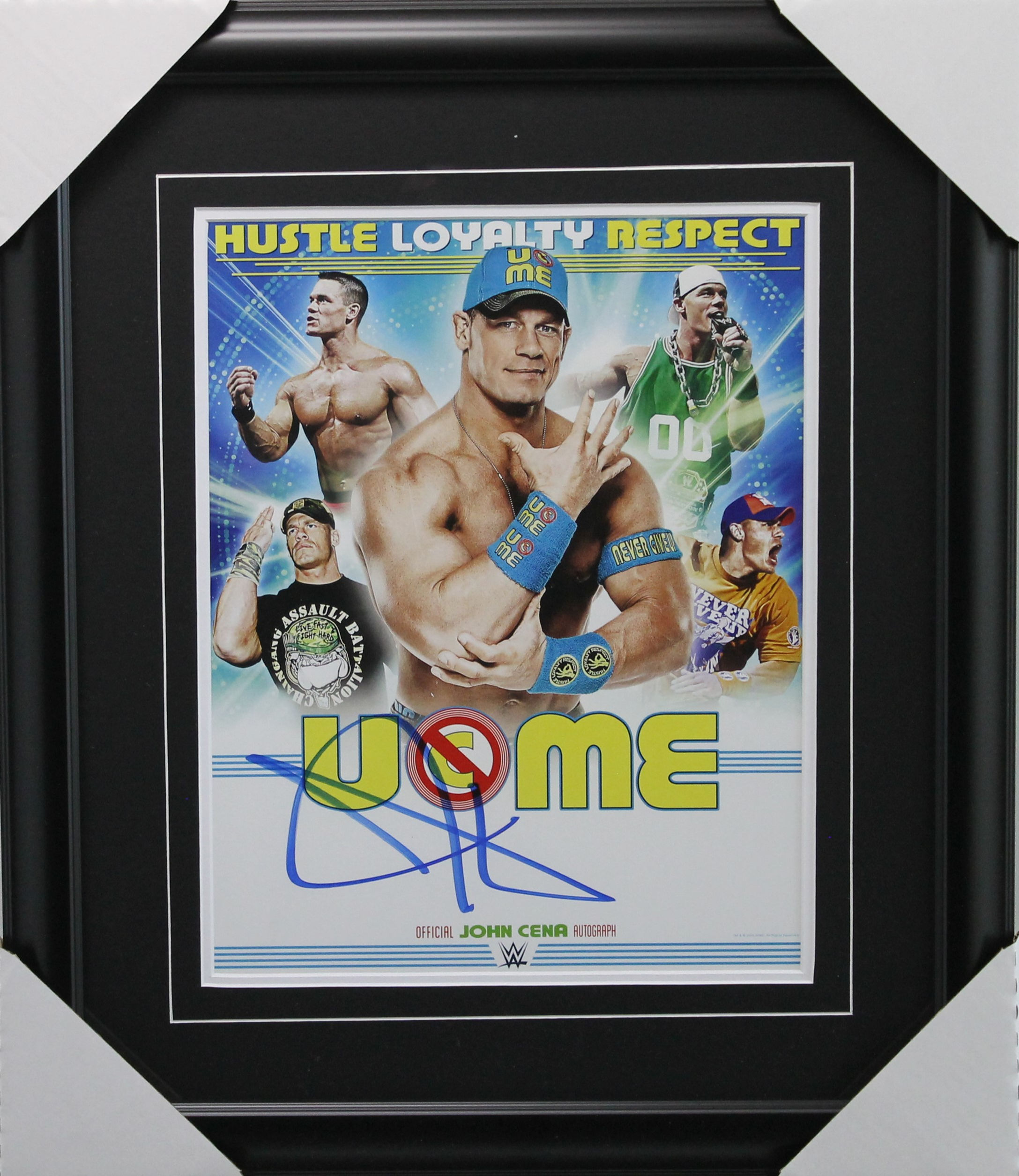 John Cena Signed 11x14 Collage Frame