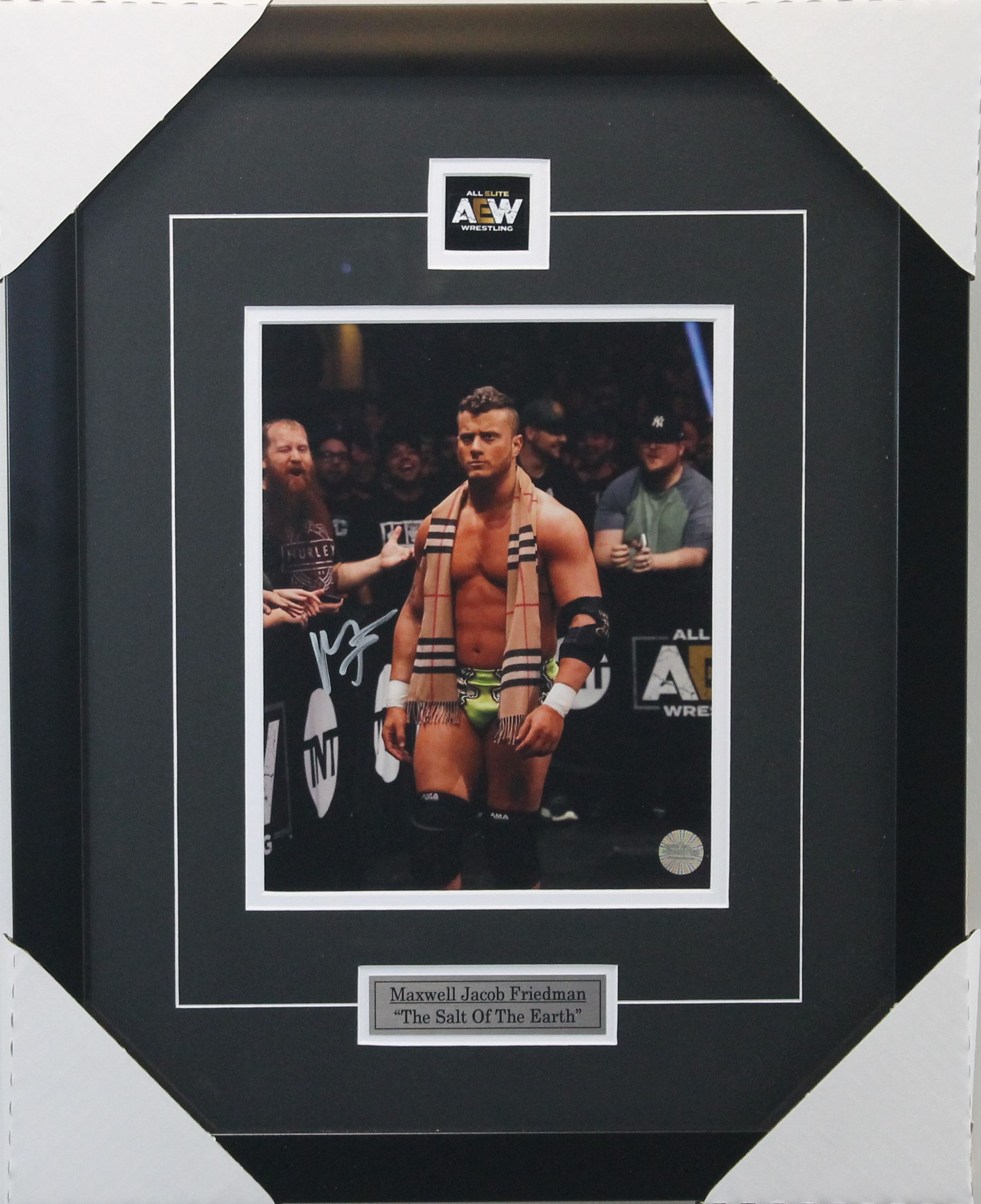 MJF Signed 8x10 Ringside Frame