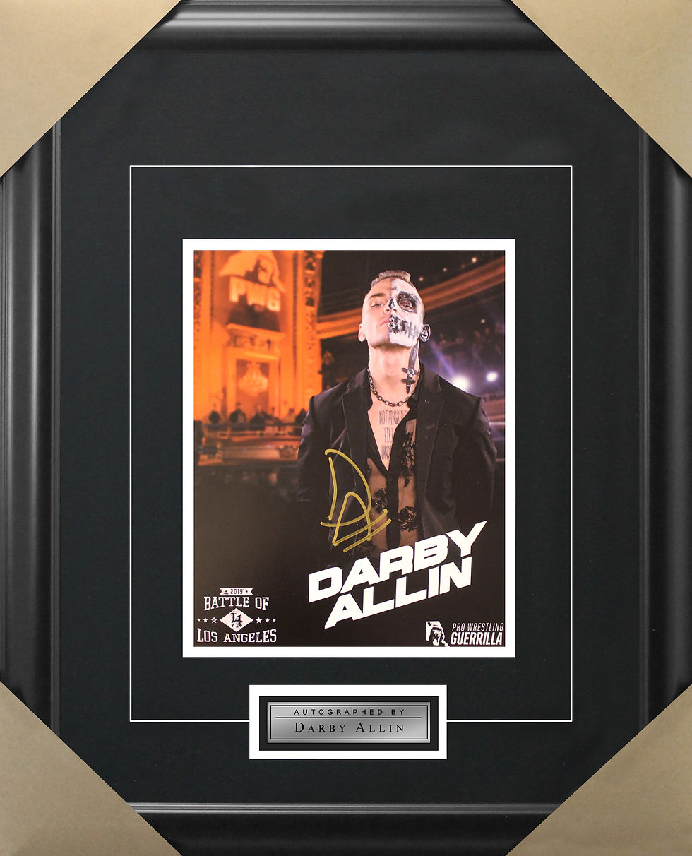 Darby Allin Signed 8x10 Frame