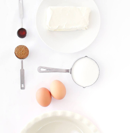 Aerial View of Baking Ingredients