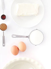 Aerial View of Baking Ingredients