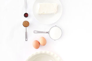 Aerial View of Baking Ingredients