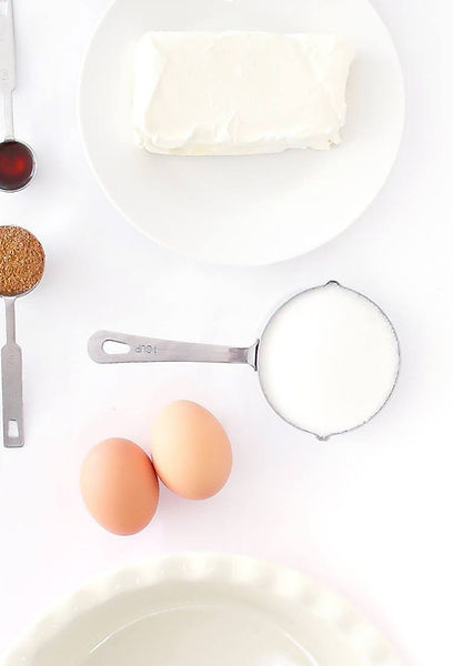 Aerial View of Baking Ingredients
