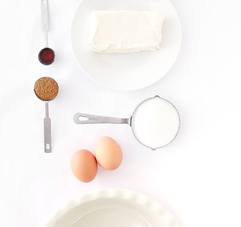 Baking Ingredients Arranged