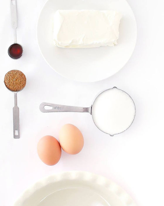Aerial View of Baking Ingredients