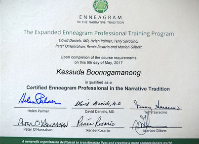 Kessuda Boonngamanong Certified Enneagram Professional in the Narrative Tradition