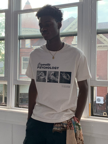 Cigarette Psychology' White T-shirt