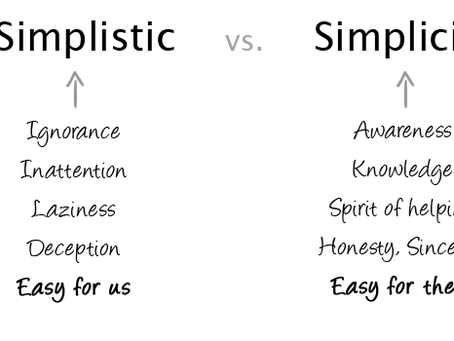 Why the Desire to Simplify Can Inhibit Innovation