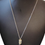 Thumbnail: Silver-plated citrine Crystal ball Necklace