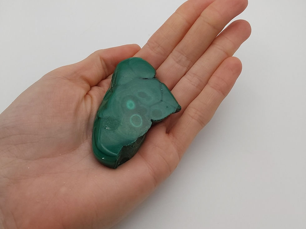 Thumbnail: Malachite polished slice