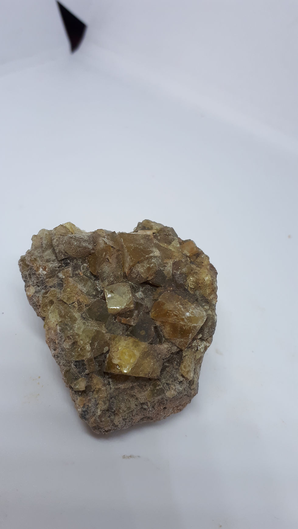 Thumbnail: Yellow fluorite raw piece