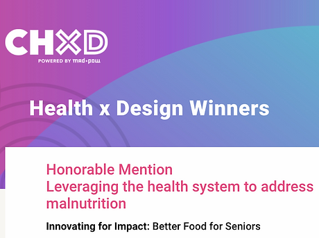 Better Food For Seniors-Honorable Mentio