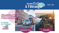 AGORA Monde : Journée Étudier à l'étranger // Royaume-Uni et Canada