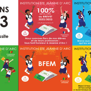 Résultats aux examens français et sénégalais : Bravo à toutes et à tous pour cette excellente année 