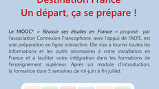 MOOC : préparer et réussir ses études en France