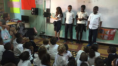 Lecture à voix haute : les CM2 racontent des histoires aux plus petits