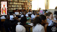 Les élèves d'Allemand fêtent la Saint Nicolas au CDI