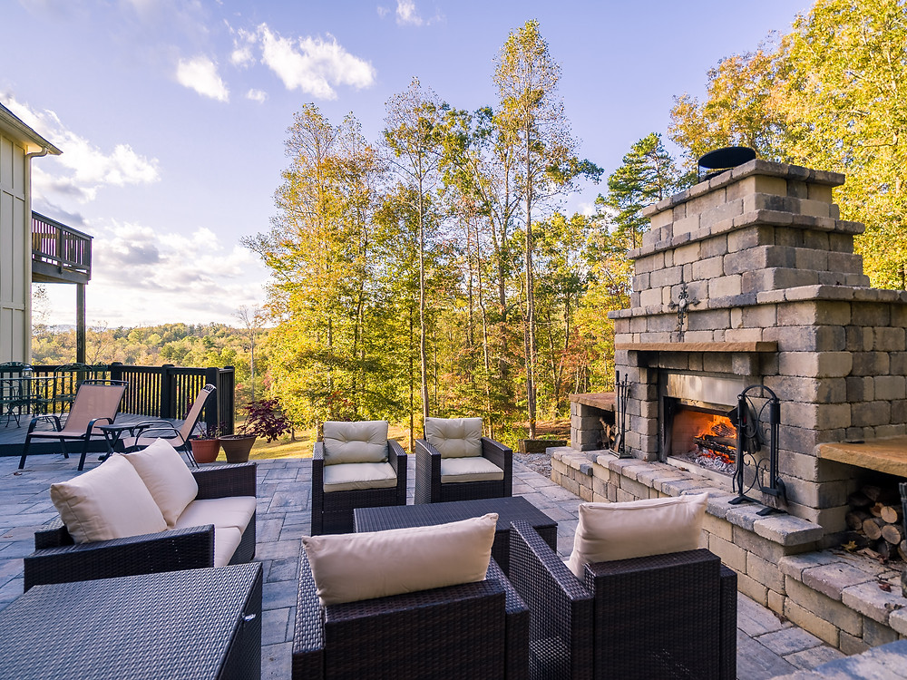 How to Envision Adding an Outdoor Fireplace to a Paver Patio in Winchester, MA
