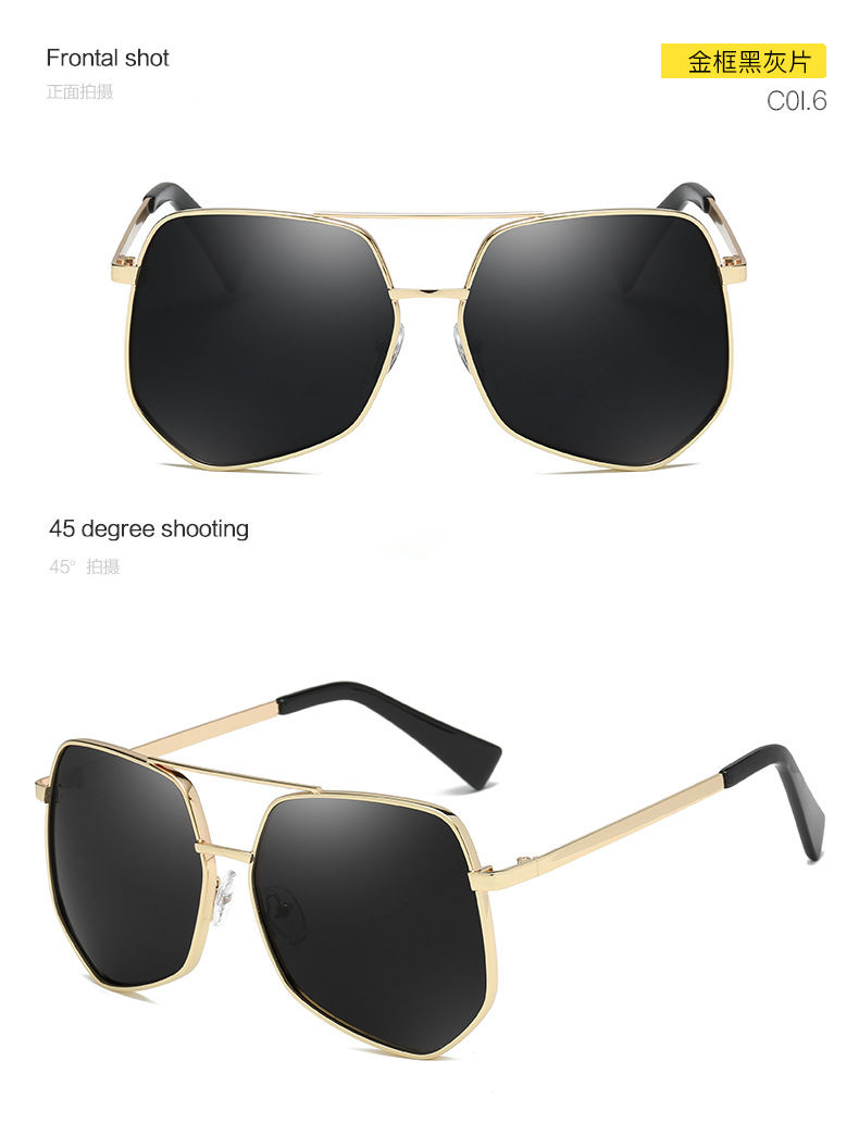 Thumbnail: Geometry-Frame Resin Alloy Sunglasses
