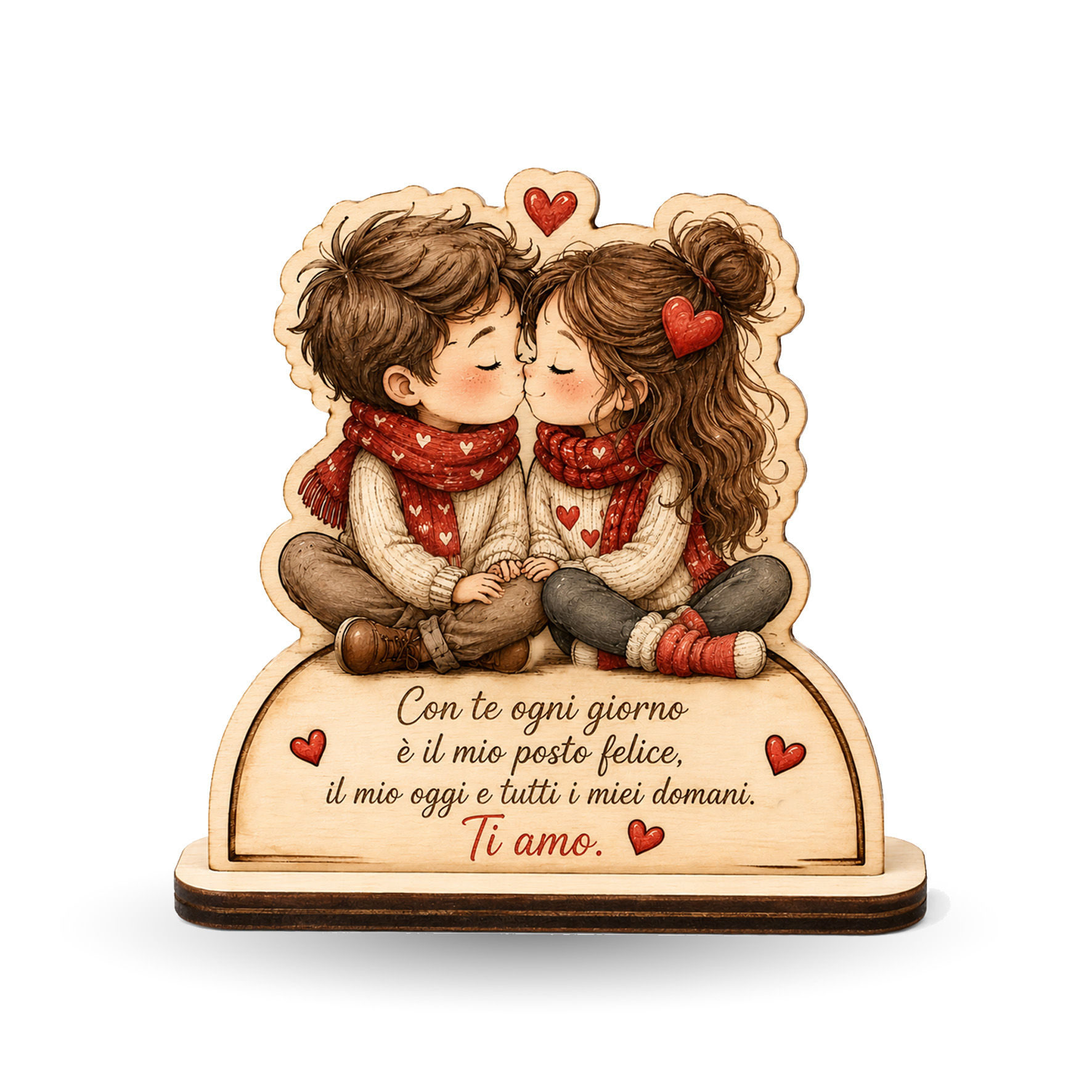 Collezione Romantica – Innamorati con base ad incastro